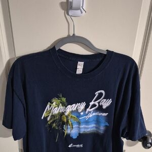 Grane Dark Blue Cotton Shirt